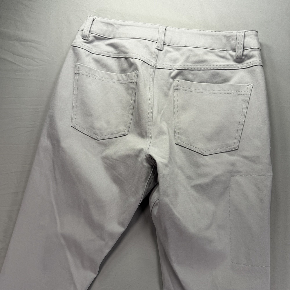 BYLT Pants Mens 32 Gray Everyday Pant 2.0 Slim Fit Chino Casual Zip Pocket Golf - Picture 5 of 10